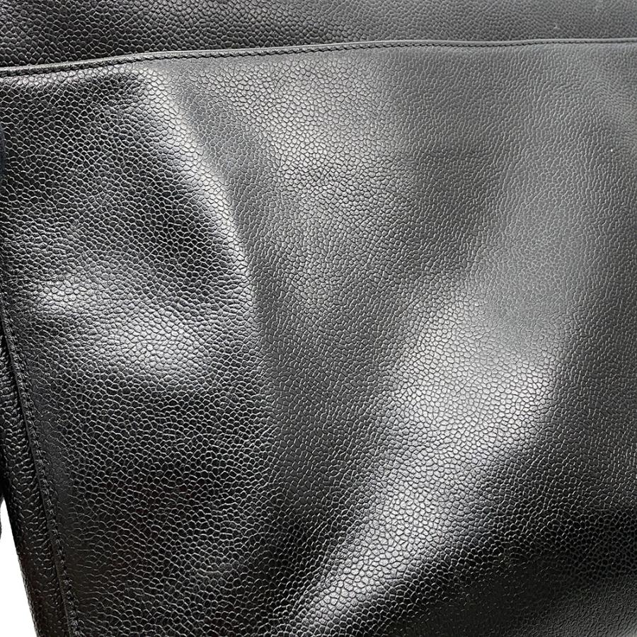 シャネル ビジネスバッグ キャビアスキン CHANEL バッグ ブリーフ