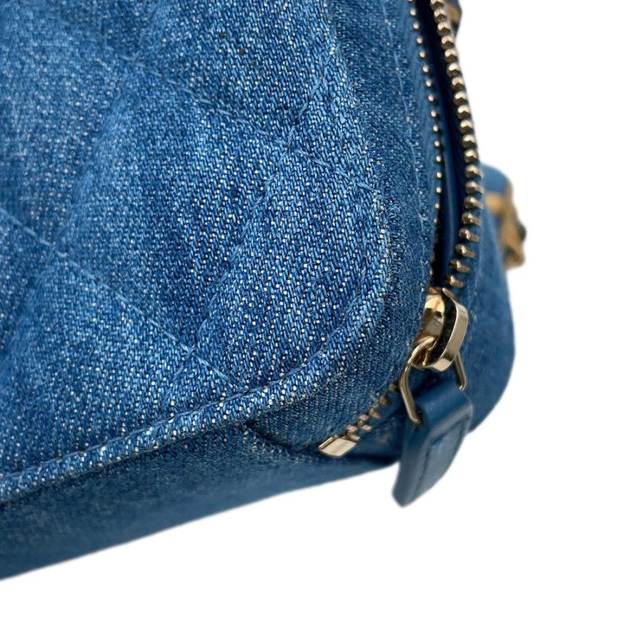 シャネル チェーンショルダーバッグ マトラッセ ココマーク パールクラッシュ カメラバッグ デニム AP2463 CHANEL シャネル チェーンショルダーバッグ マトラッセ ココマーク パール