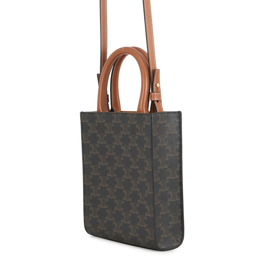 セリーヌ ハンドバッグ トリオンフ ミニ バーティカル カバ 194372 CELINE 2way 【安心保証】