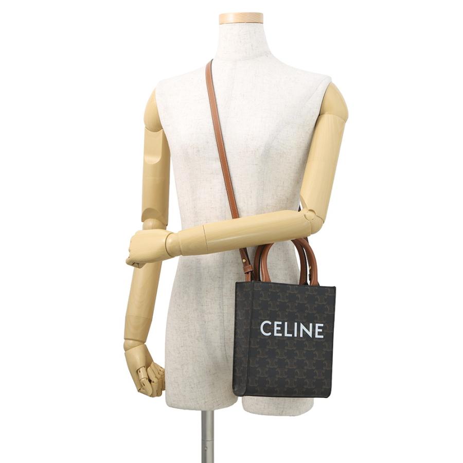 セリーヌ ハンドバッグ トリオンフ ミニ バーティカル カバ 194372 CELINE 2way 【安心保証】