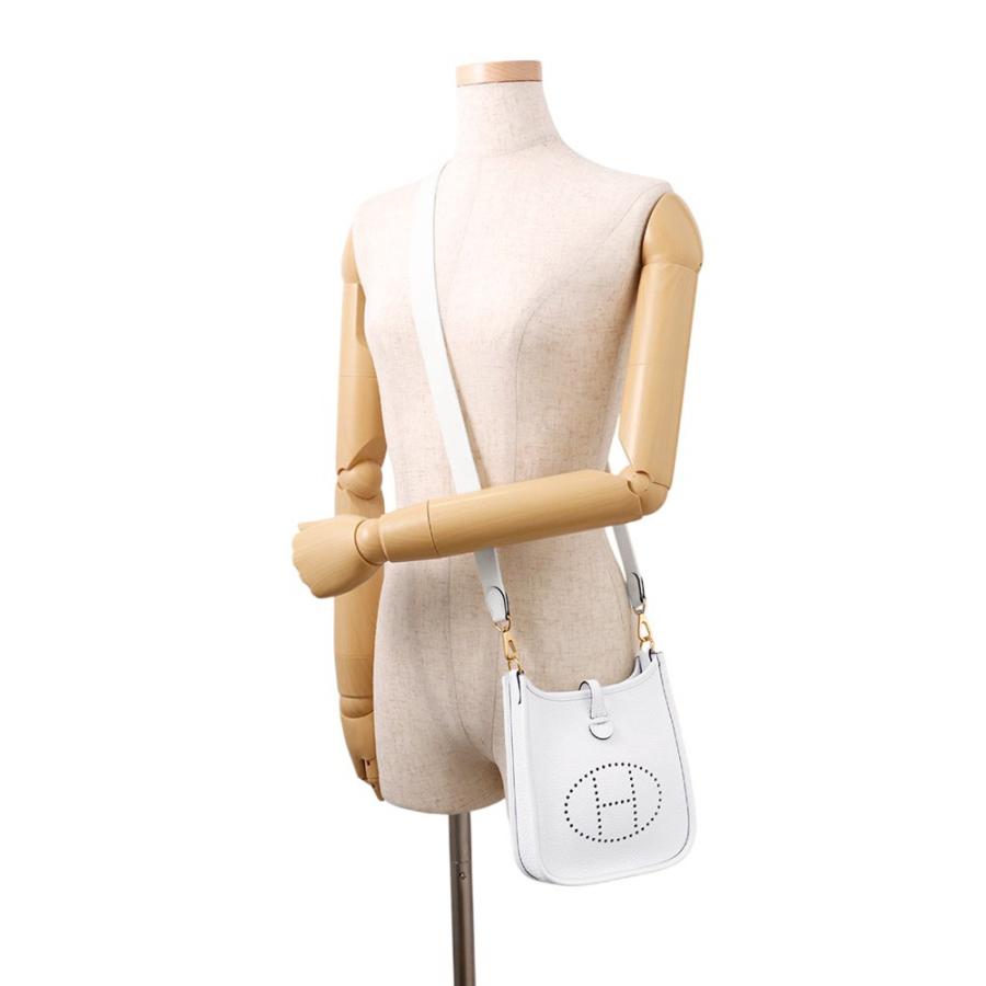 エルメス エブリンTPM 111cm アマゾン ニューホワイト/ゴールド金具