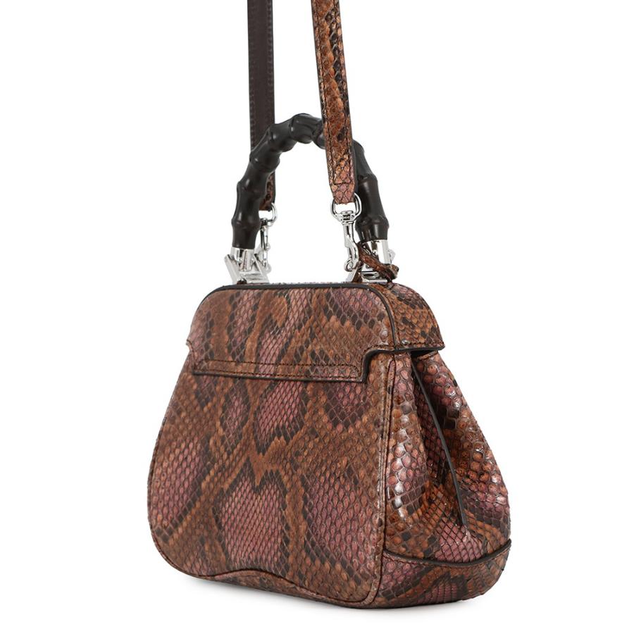 グッチ ハンドバッグ バンブー レディロック パイソン 353522 GUCCI 2way ショルダーバッグ 【安心保証】