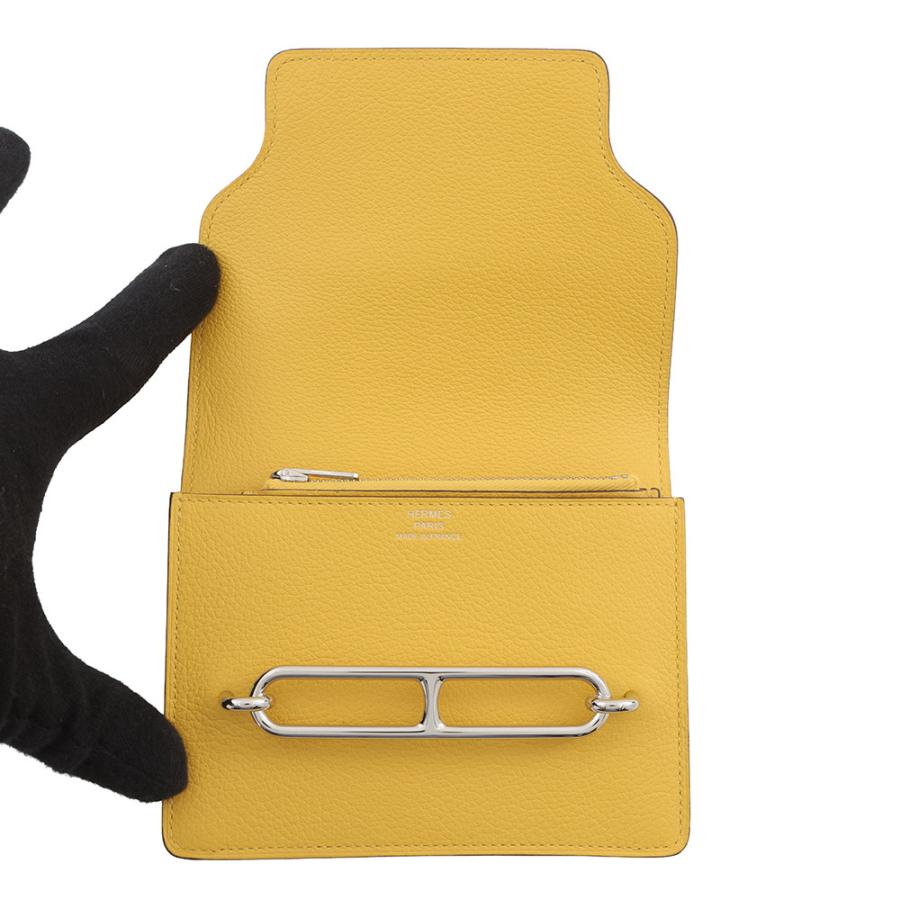 エルメス 財布 ロウリス ルリ スリム サン/シルバー金具 エバーカラー U刻印 HERMES 財布 【安心保証】の画像