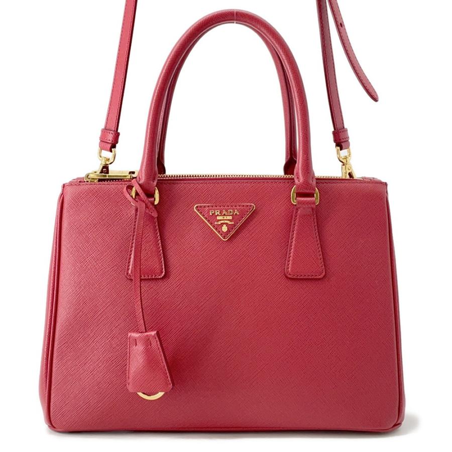 プラダ ハンドバッグ サフィアーノ ガレリア 1BA863 PRADA 2way 【安心 
