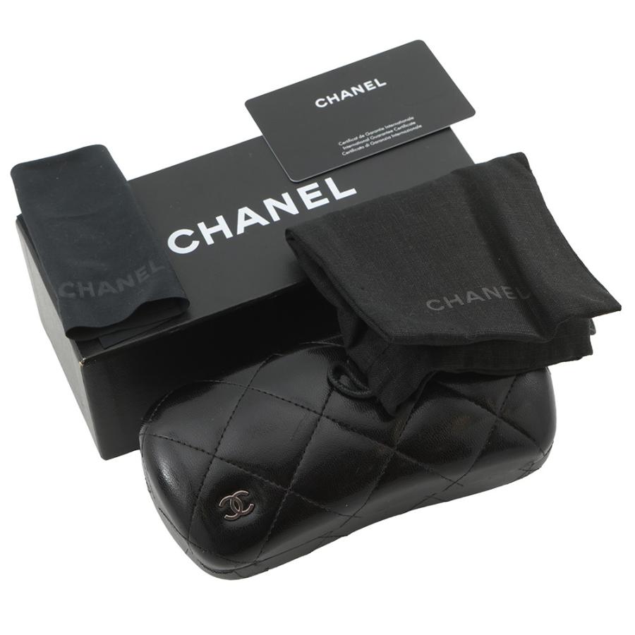 【美品】CHANEL シャネル サングラス リボンモチーフ ココマーク ブラック シャネル サングラス リボンモチーフ ココマーク 60□17 135 5171-A