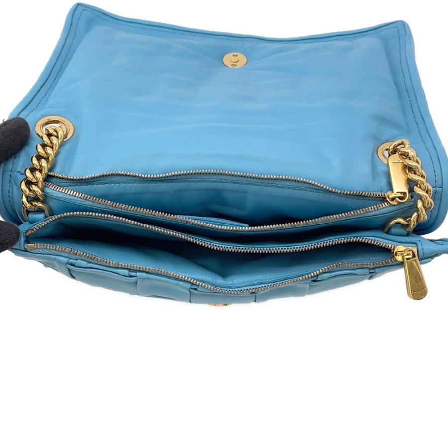 フェラガモ チェーンショルダーバッグ VIVA BOW ヴァラリボン レザー