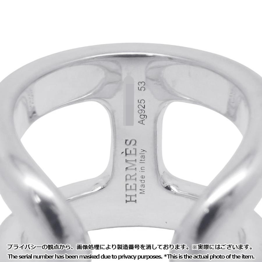 エルメス リング オスモズGM Osmose SV925シルバー リングサイズ53