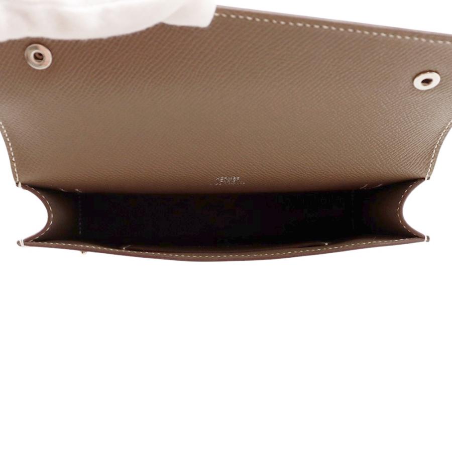 エルメス ショルダーウォレット ナップ トゥーゴー エトゥープ/シルバー金具 エプソン W刻印 財布 エルメス ショルダーウォレット ナップ トゥーゴー エトゥープ