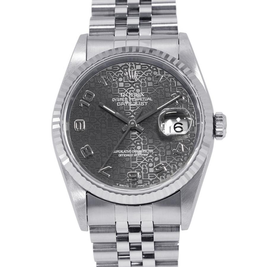 ロレックス デイトジャスト S番 SS/K18ホワイトゴールド 16234 ROLEX