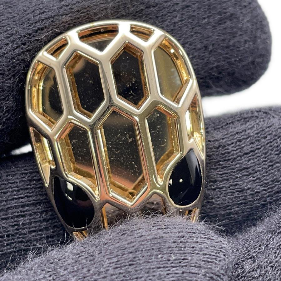 美品　BVLGARI　ブルガリ　ゴールド＆シルバー　スカーフリング　コンビ ブルガリ スカーフリング セルペンティ BVLGARI アクセサリー 【安心