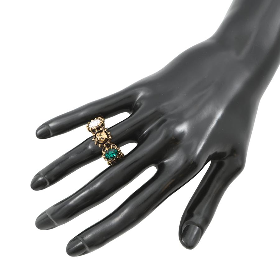 グッチ リング キャットヘッド ラインストーン サイズ13 GUCCI アクセサリー 指輪 グッチ リング キャットヘッド ラインストーン サイズ13 GUCCI