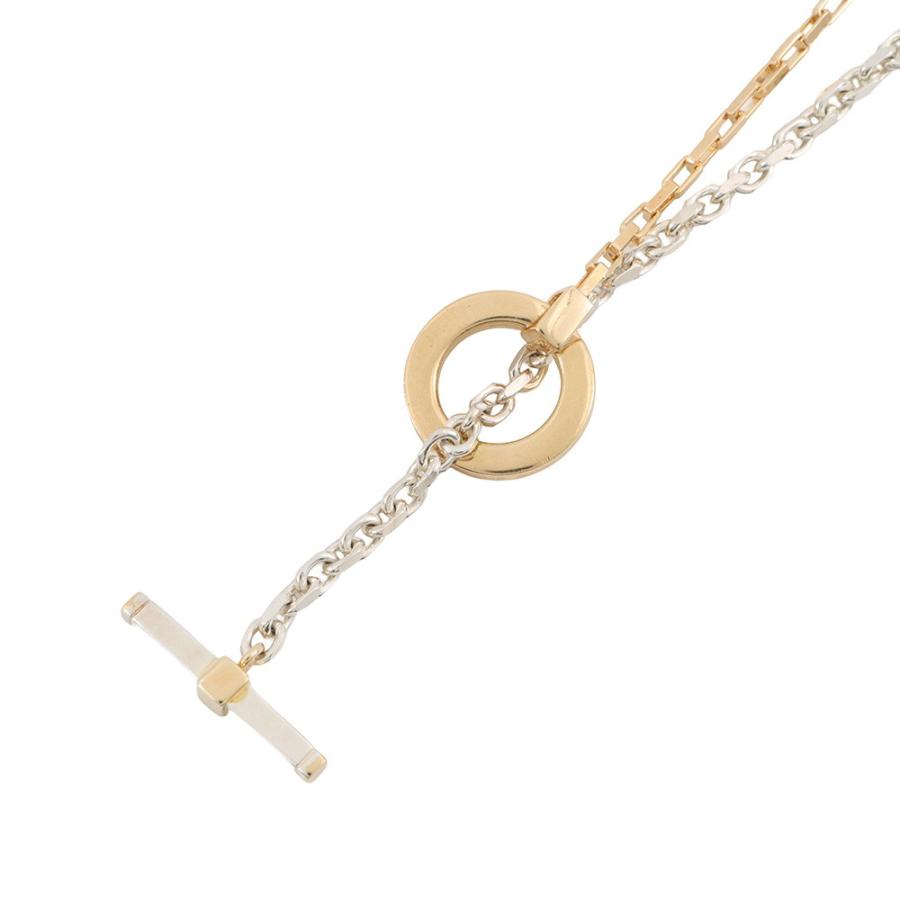 ボッテガヴェネタ ネックレス T字バー チェーン Ag925 754353 BOTTEGA