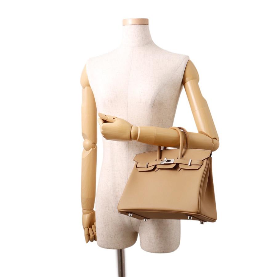 エルメス バーキン25 ビスキュイ/シルバー金具 スイフト K刻印 HERMES