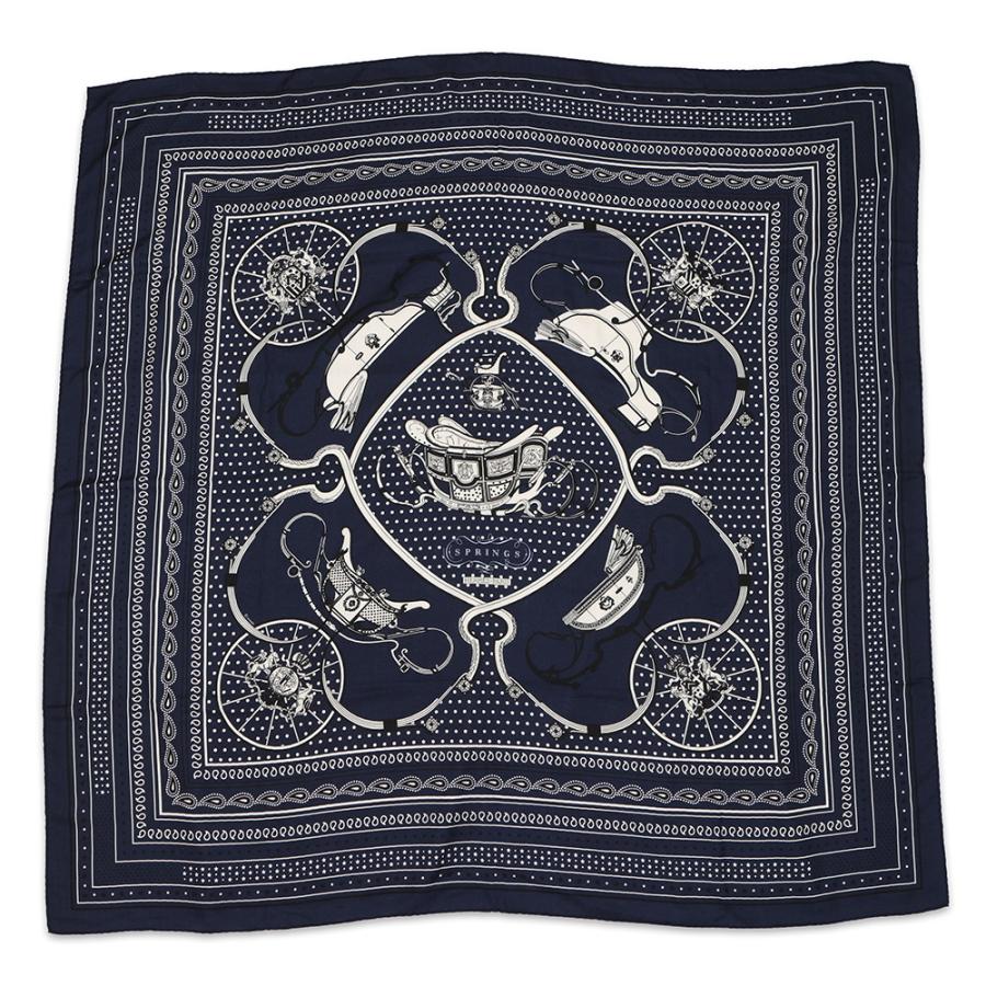 エルメス ストール カレ140 カレジェアン スプリングス バンダナ