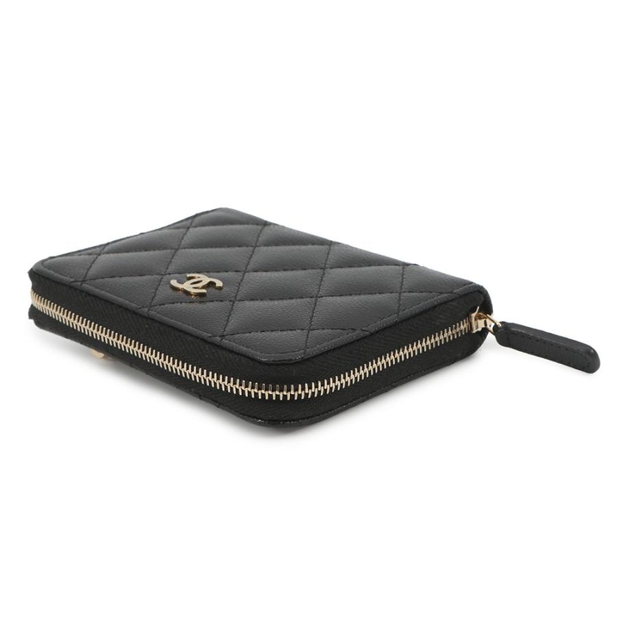 シャネル 二つ折り財布 マトラッセ スモールウォレット ココマーク キャビアスキン AP4652 CHANEL 財布 黒 シャネル 二つ折り財布 マトラッセ スモールウォレット ココマーク