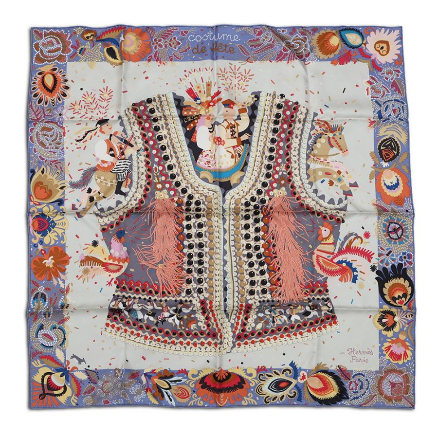 エルメス スカーフ カレ90 コスチューム・ドゥ・フェット Costume de
