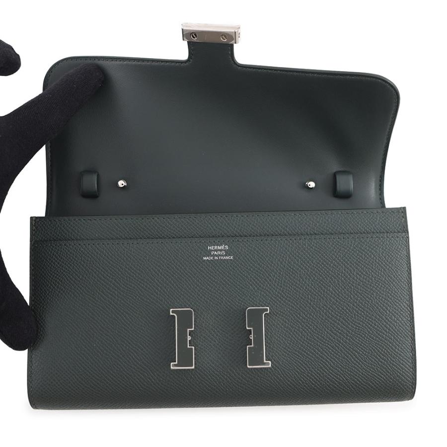 エルメス 長財布 コンスタンス トゥーゴー ロング ヴェールマングローブ/ラッカー金具 エプソン K刻印 財布 エルメス 長財布 コンスタンス トゥーゴー ロング ヴェール
