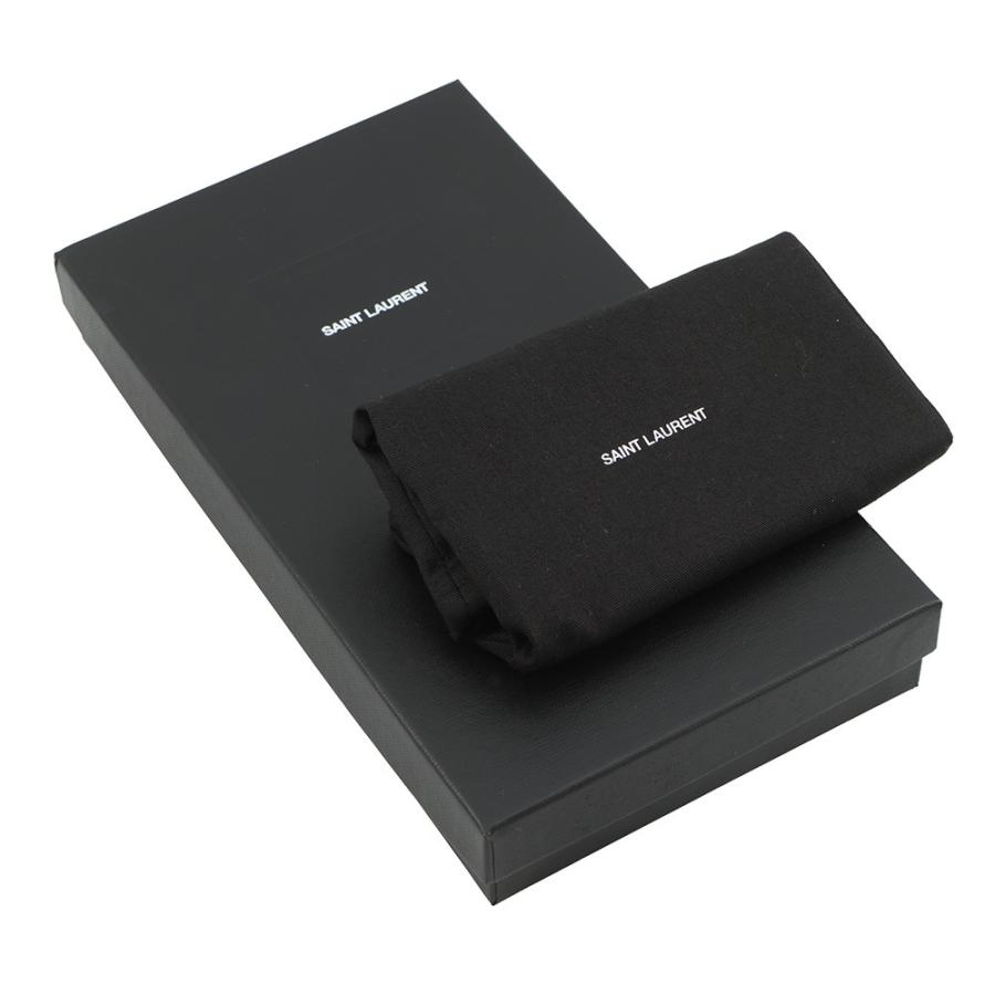 イヴサンローラン 長財布 YSL カサンドラ ラウンドファスナー クロコ型