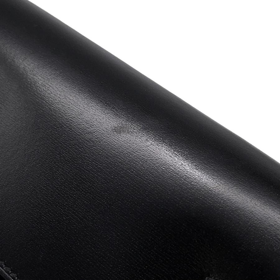 エルメス ケリーウォレット ロング トゥーゴー ブラック/シルバー金具