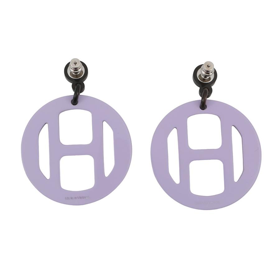 エルメス ピアス Hエキップ ノーティック バッファローホーン HERMES