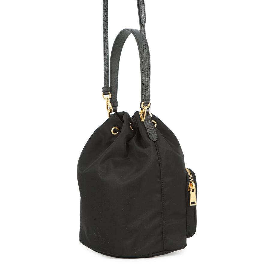 プラダ ハンドバッグ Re-Nylon デュエット バケット ナイロン 1BH038 PRADA 2way 黒 【安心保証】_1