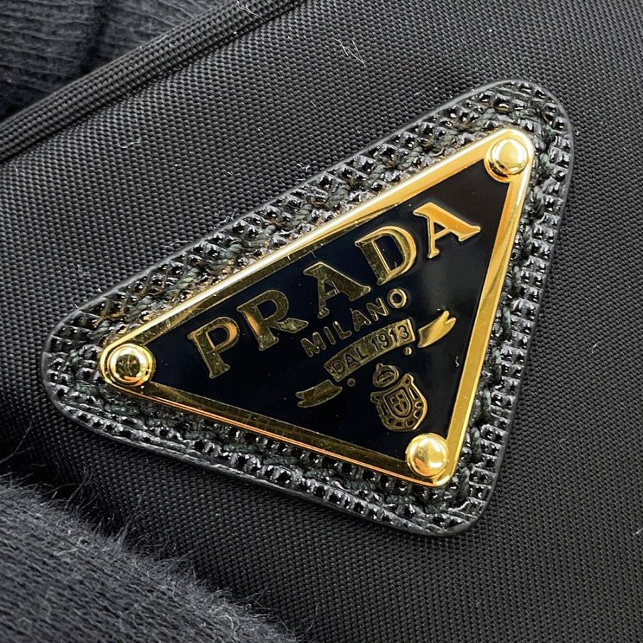 プラダ ハンドバッグ Re-Nylon デュエット バケット ナイロン 1BH038 PRADA 2way 黒 【安心保証】_6