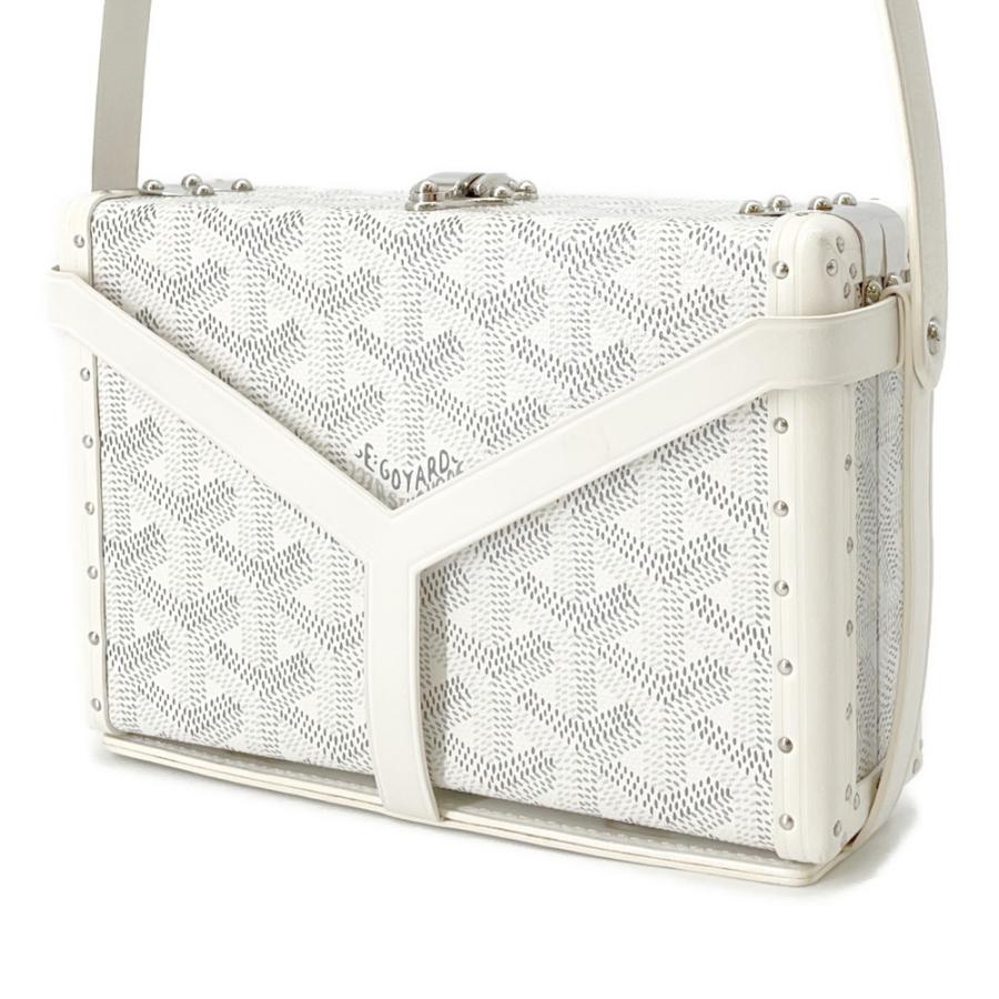 ゴヤール ショルダーバッグ ミノディエール PVC レザー MINA08PMLTY50CL50P GOYARD トランク 白 【安心保証】_2