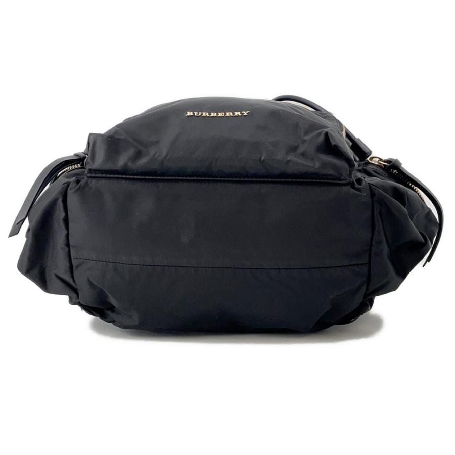 バーバリー リュック ロゴ バックパック ナイロン 4033282 BURBERRY 黒