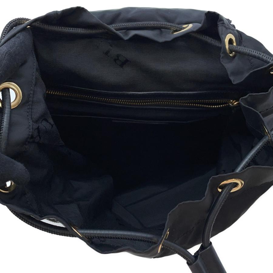 バーバリー リュック ロゴ バックパック ナイロン 4033282 BURBERRY 黒