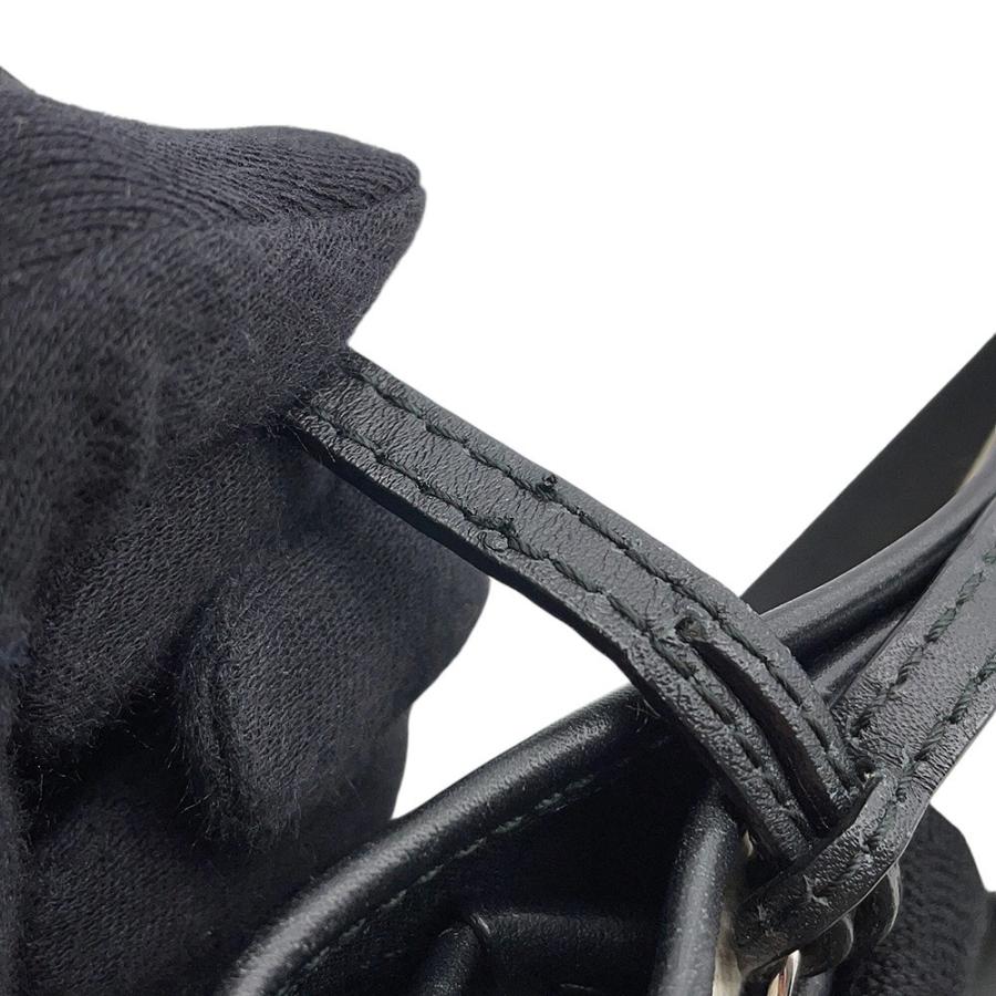 バレンシアガ ハンドバッグ ネイビーカバ XS 390346 BALENCIAGA バッグ ポーチ付き 黒 白 【安心保証】_12