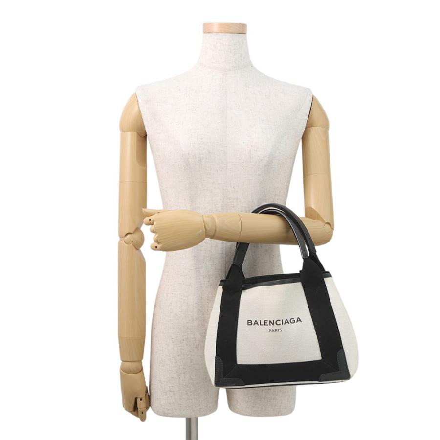 バレンシアガ ハンドバッグ ネイビーカバ XS 390346 BALENCIAGA バッグ ポーチ付き 黒 白 【安心保証】_3