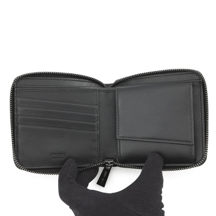 ジミーチュウ 二つ折り財布 LAWRENCE ローレンス スタースタッズ LAWRENCEAHQ JIMMY CHOO ラウンドファスナー ジミーチュウ 二つ折り財布 LAWRENCE ローレンス スタースタッズ