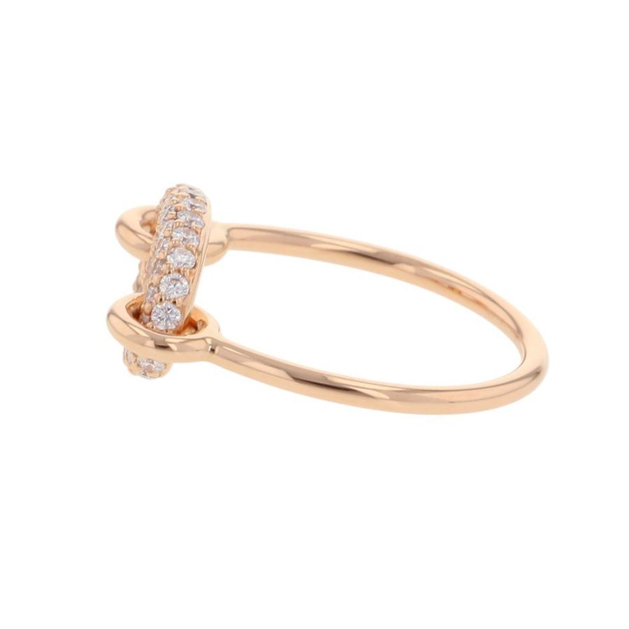 エルメス リング ファランドール ダイヤモンド 48P 計0.45ct K18PG