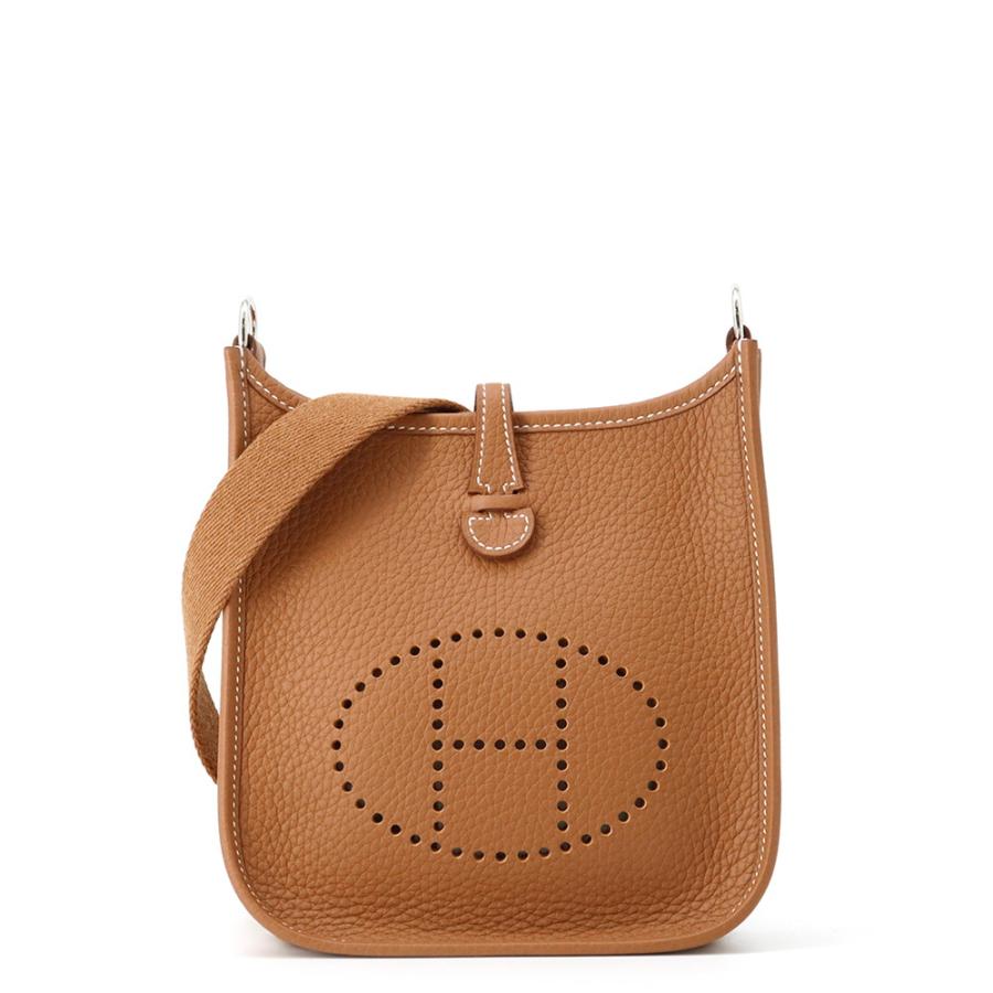 美品☆　エルメス　エブリンPM　Ⅱ　アマゾン　トリヨンクレマンス　□L刻印 HERMES - 美品☆ エルメス エブリンPM Ⅱ アマゾン トリヨンクレマンス
