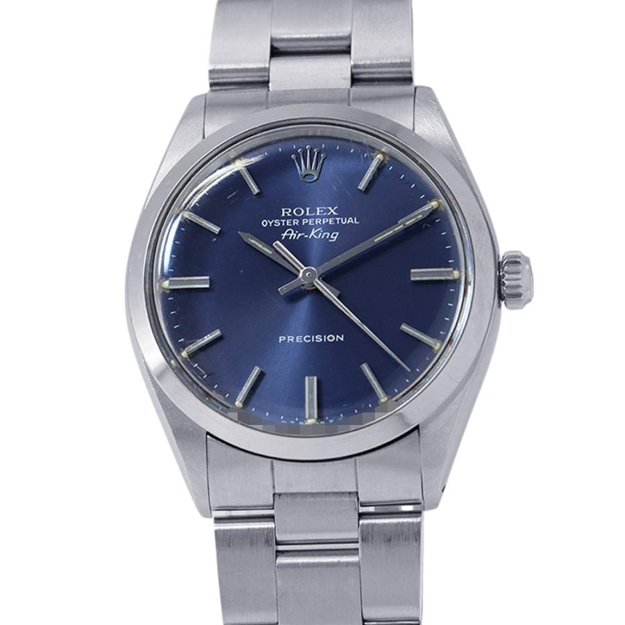 ロレックス エアキング 76番 5500 ROLEX 腕時計 ブルー文字盤 【安心