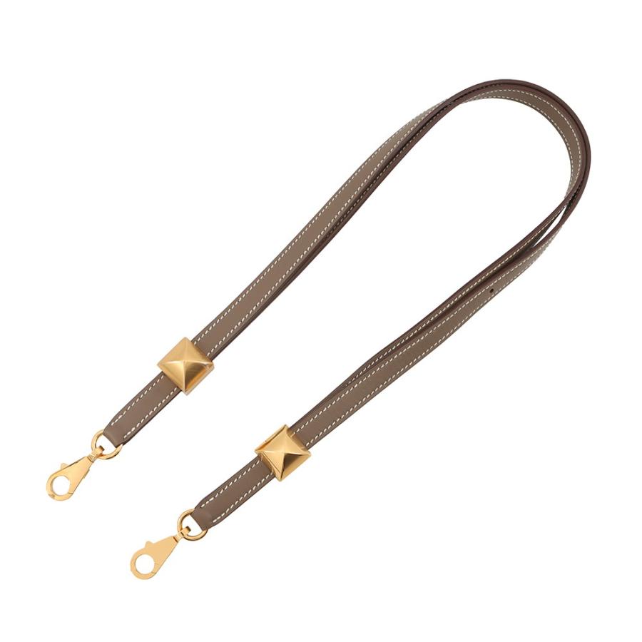 エルメス ストラップ 労働者の一団 メドール エトゥープ/ゴールド金具 スイフト W目じるし HERMES 同盟罷業さあ美 【安全性のある言いはなつ】