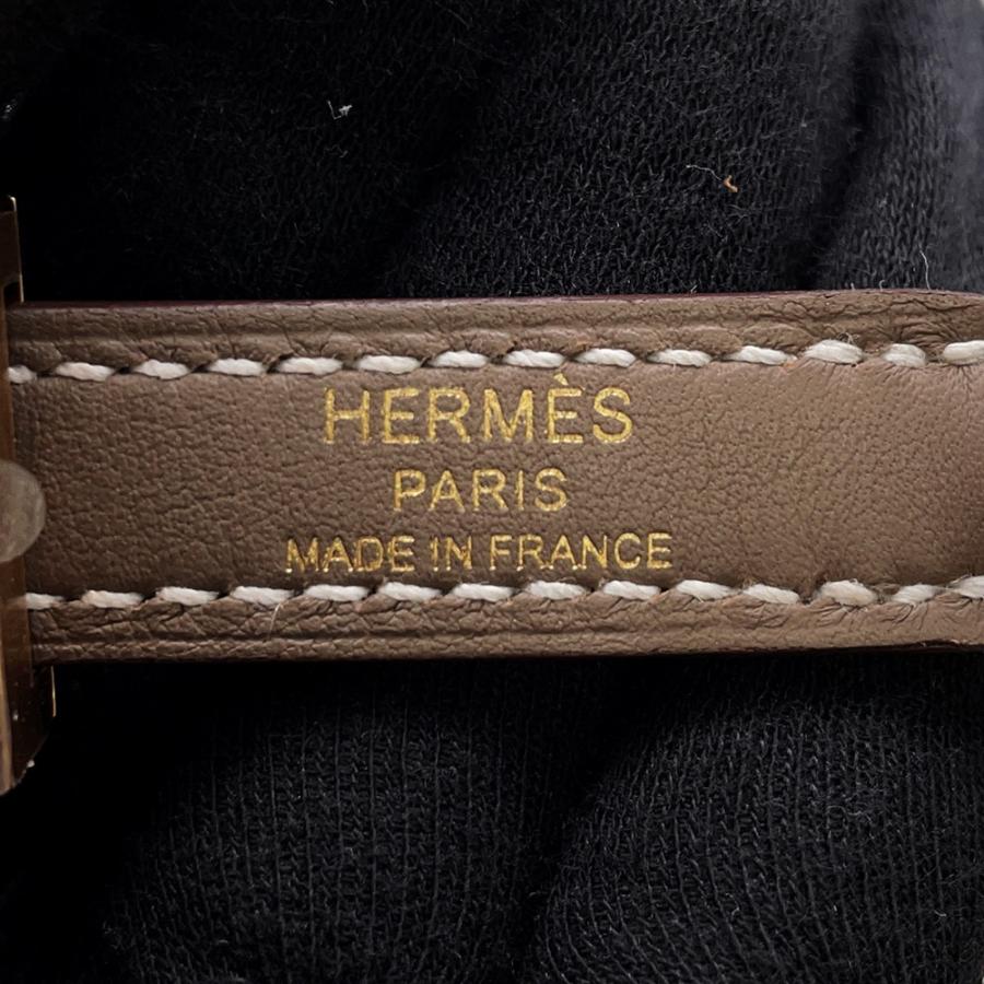 エルメス ストラップ 労働者の一団 メドール エトゥープ/ゴールド金具 スイフト W目じるし HERMES 同盟罷業さあ美 【安全性のある言いはなつ】