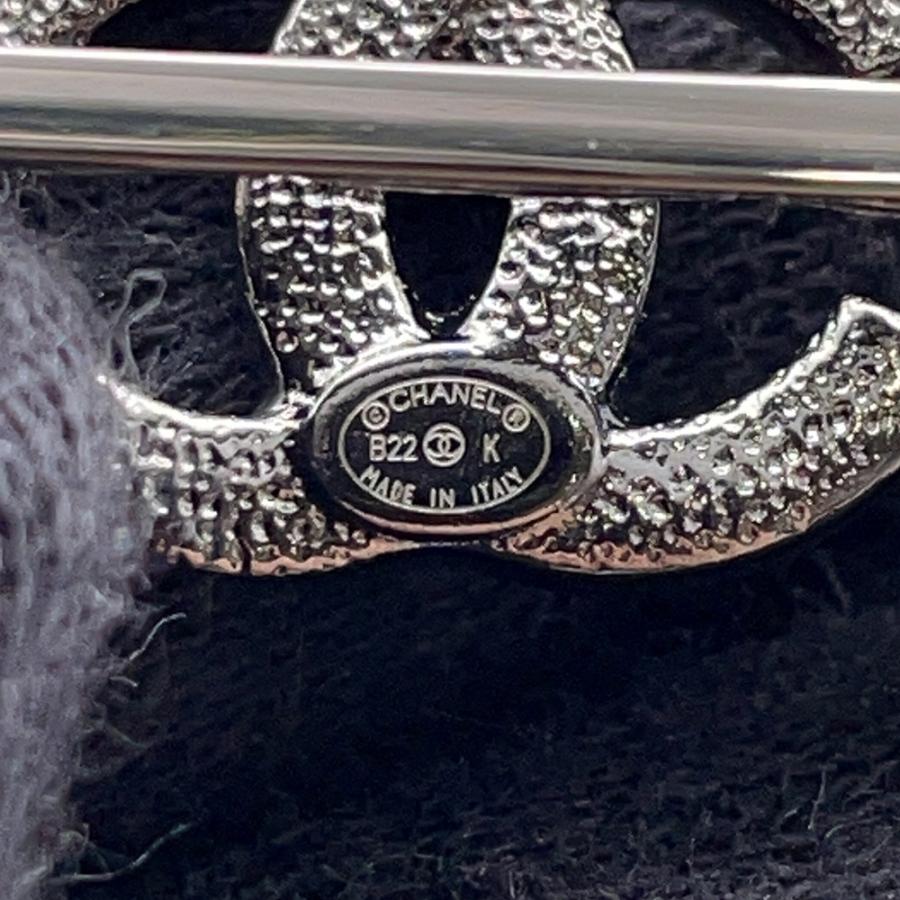 シャネル ヘアピン ココマークフラワー ラインストーン フェイクパール