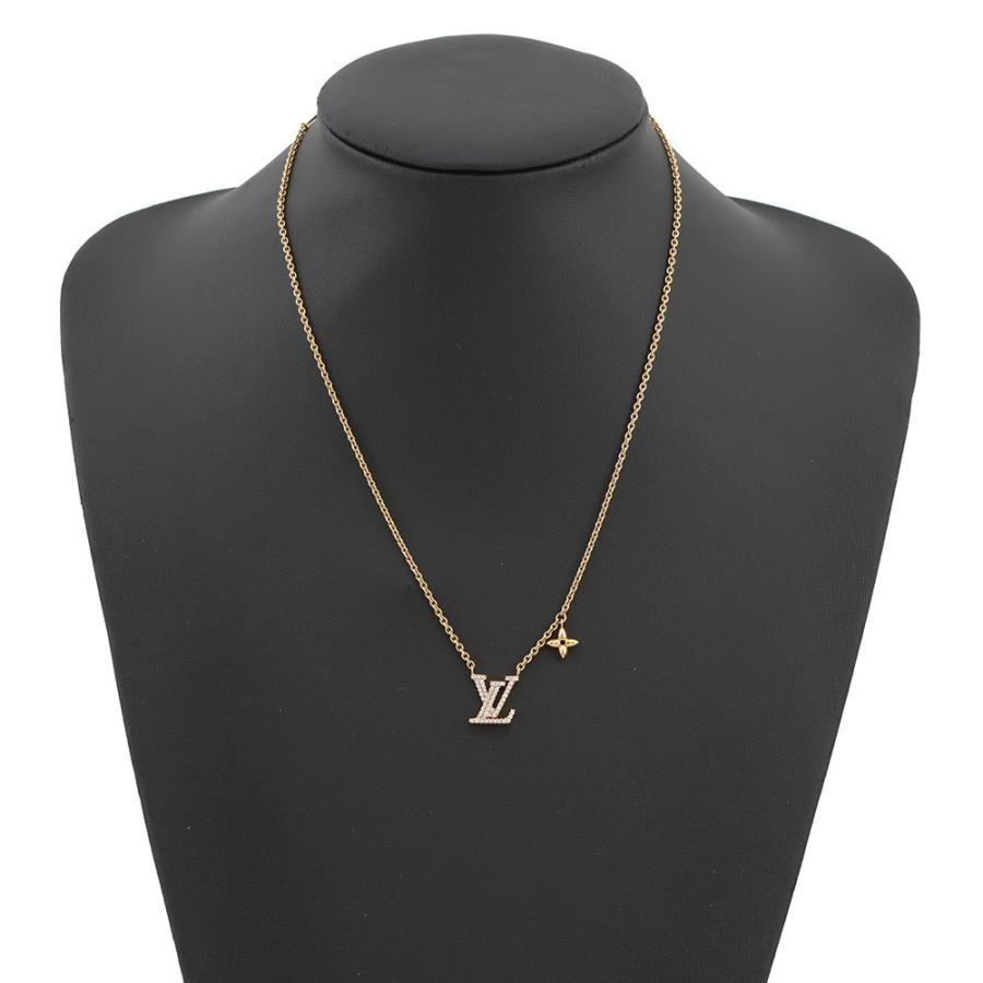ルイヴィトン ネックレス コリエ LV アイコニック ラインストーン