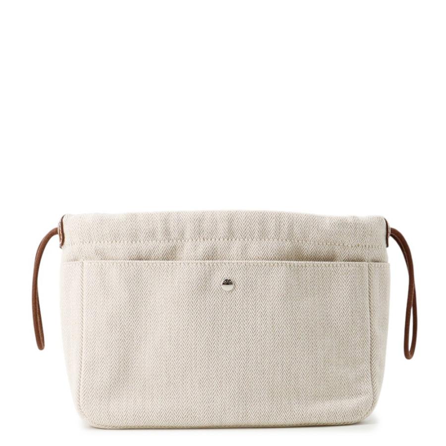 HERMES　エルメス　フールビ20　ポーチ　トワルシェブロン エルメス ポーチ フールビ20 ナチュラル/ォーヴ/シルバー金具 トワル