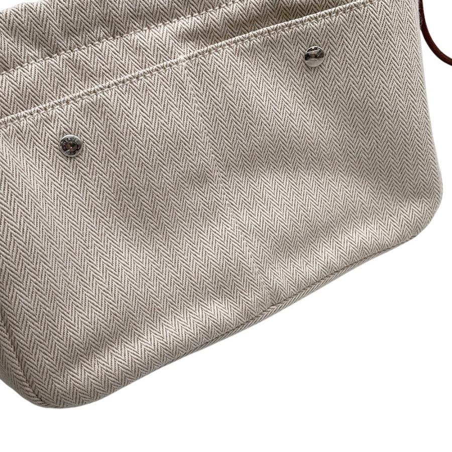 エルメス ポーチ フールビ20 ナチュラル/ォーヴ/シルバー金具 トワル