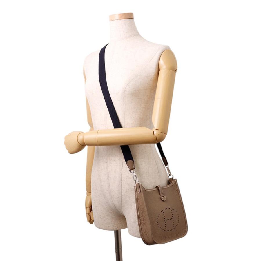 エルメス エブリンTPM 111cm アマゾン エトゥープ/ブルーインディゴ