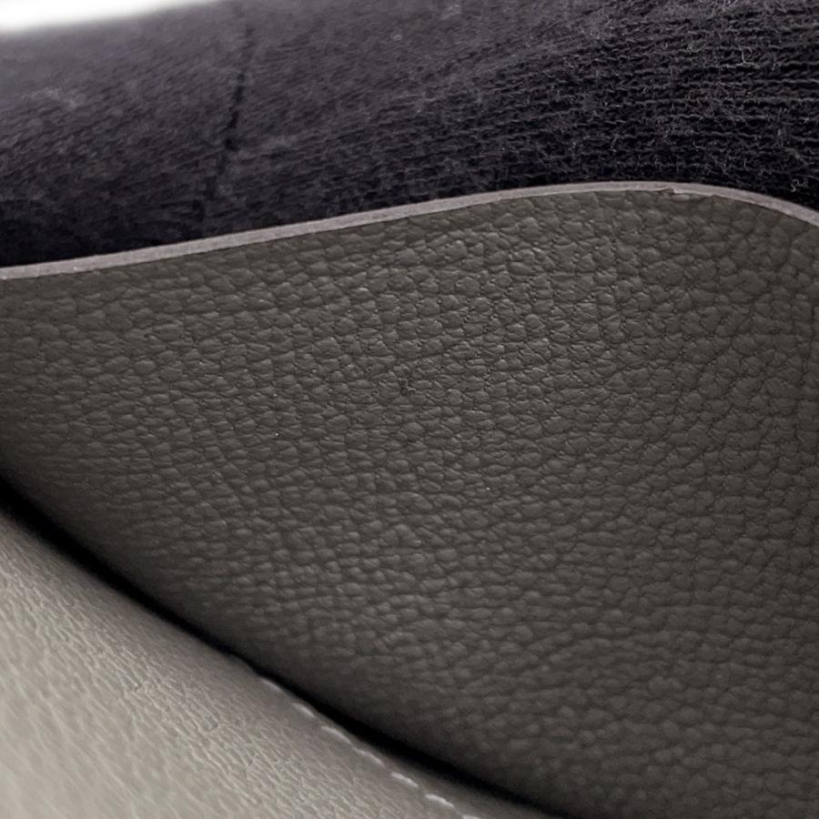 エルメス 二つ折り財布 ジップアンゴー2 シェーヌダンクル グリメイヤー/ゴールド金具 エバーカラー W刻印 財布 【安心保証】の画像