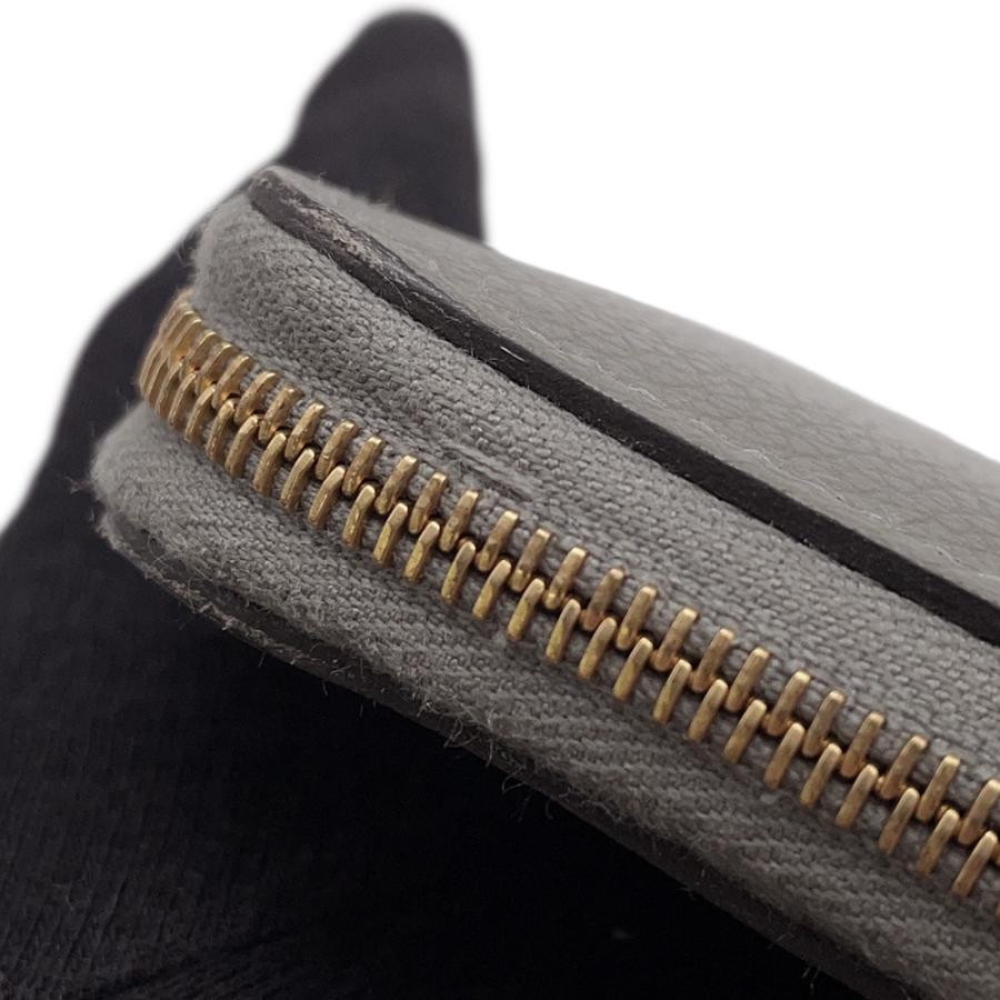 エルメス 二つ折り財布 ジップアンゴー2 シェーヌダンクル グリメイヤー/ゴールド金具 エバーカラー W刻印 財布 【安心保証】の画像