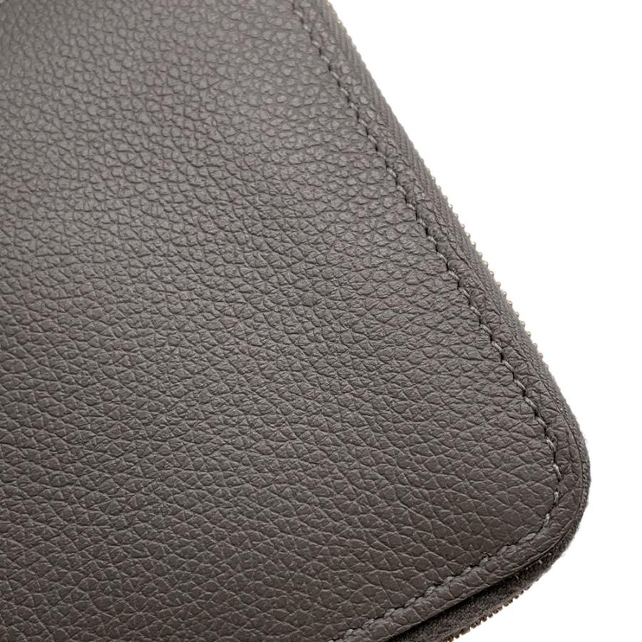 エルメス 二つ折り財布 ジップアンゴー2 シェーヌダンクル グリメイヤー/ゴールド金具 エバーカラー W刻印 財布 【安心保証】の画像