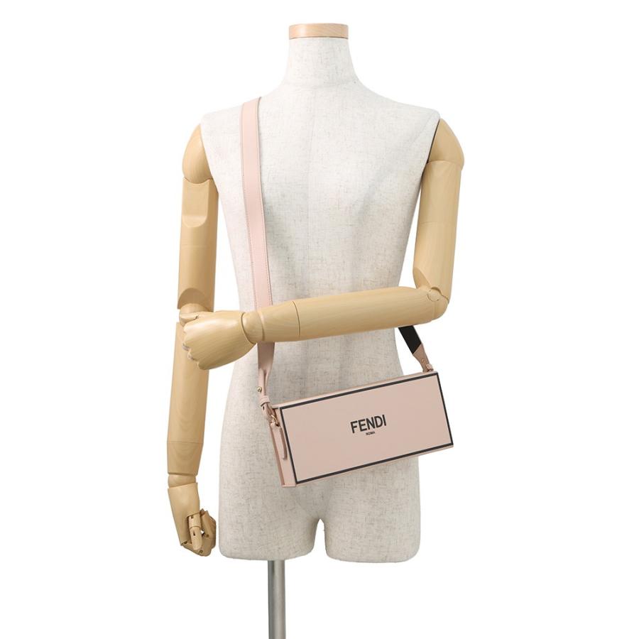 フェンディ ショルダーバッグ ボックス オリゾンタル 8BT340 ライトブルー フェンディ FENDI 8BT340 ショルダーバッグ ボックス オリゾンタル