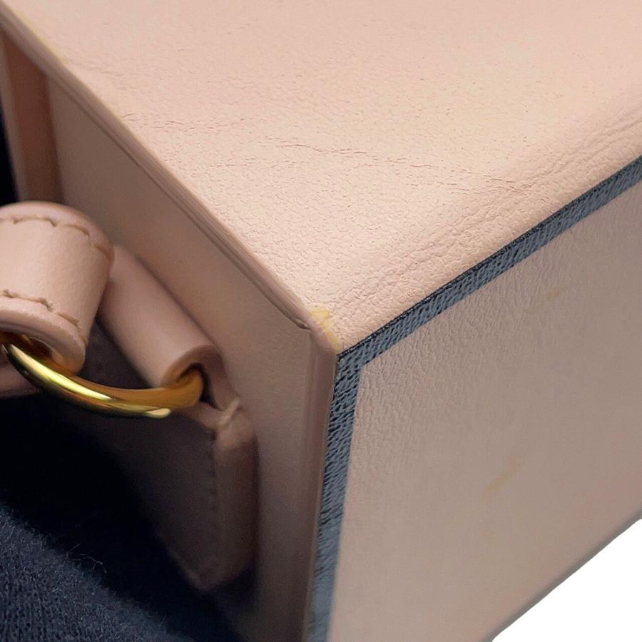 フェンディ ショルダーバッグ ボックス オリゾンタル 8BT340 ライトブルー フェンディ FENDI 8BT340 ショルダーバッグ ボックス オリゾンタル