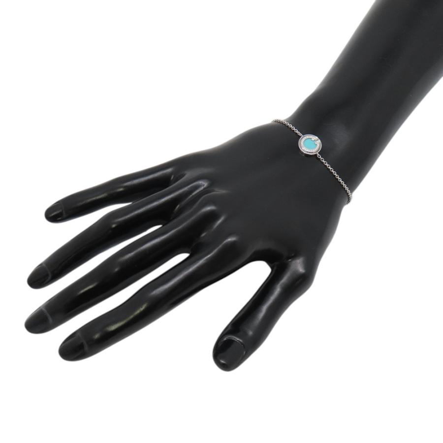 ティファニー ブレスレット T TWO サークル ダイヤモンド/ターコイズ K18WGホワイトゴールド Tiffany&Co. 【安心保証】_3