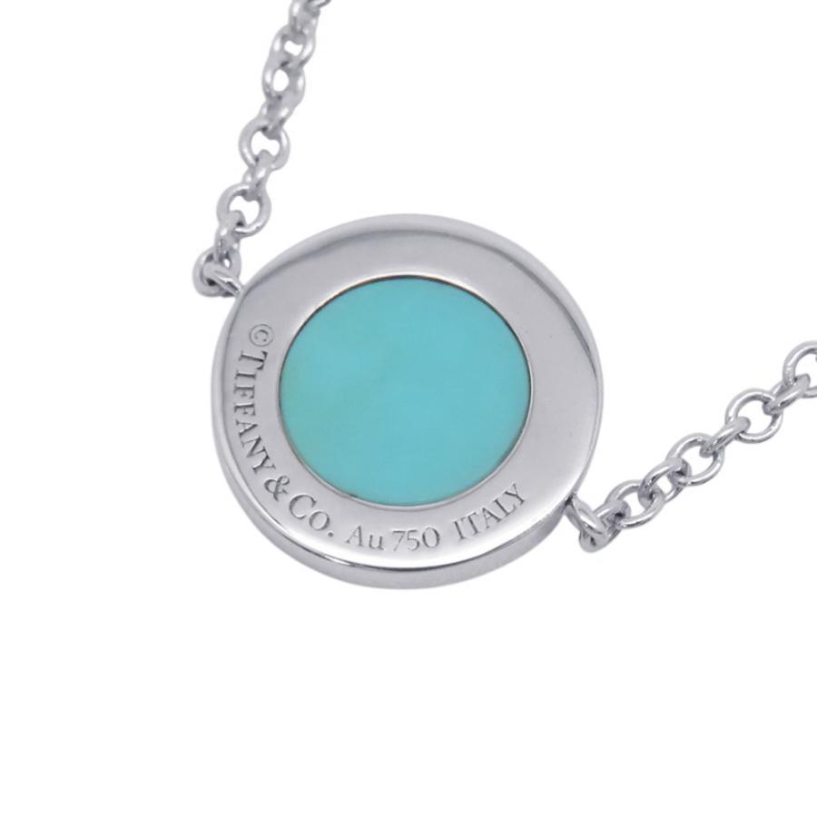 ティファニー ブレスレット T TWO サークル ダイヤモンド/ターコイズ K18WGホワイトゴールド Tiffany&Co. 【安心保証】_9