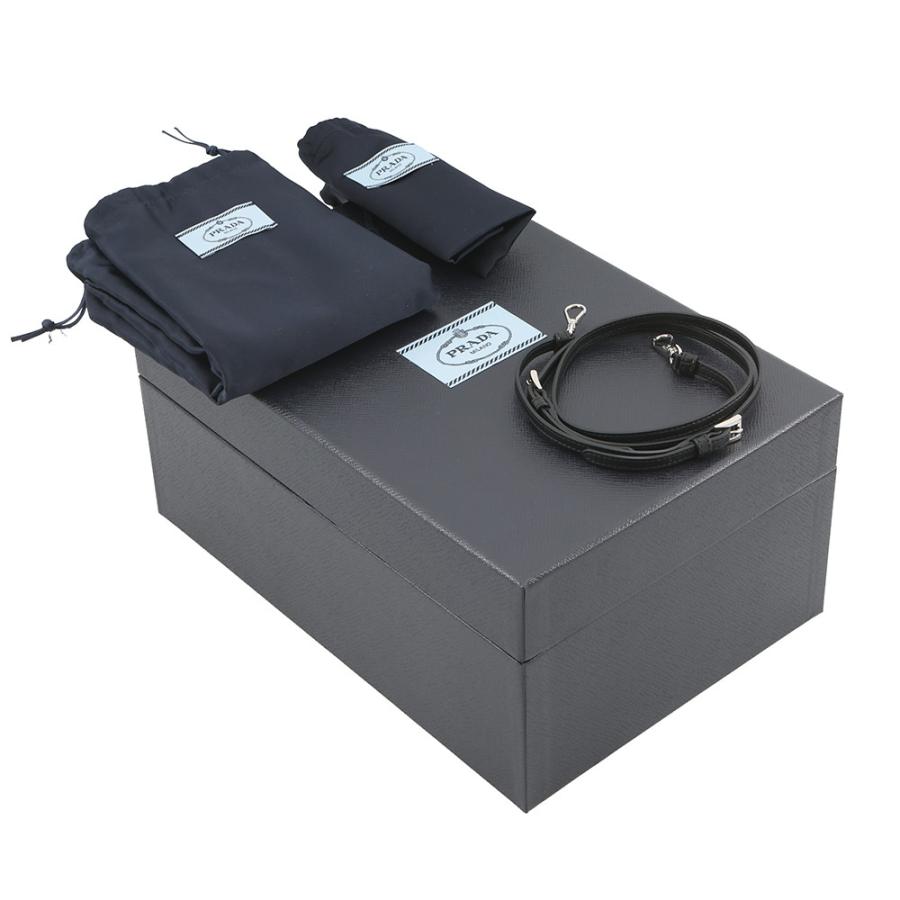 プラダ ハンドバッグ 巾着バッグ ラインストーン スタッズ ビーズ ナイロン 1BE067 PRADA 2ｗayショルダーバッグ 黒_10